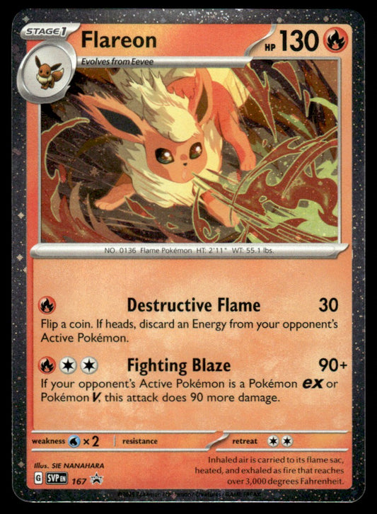 Flareon (Cosmo Holo) 167/PRSV - Scarlet & Violet Promos - Scarlet & Violet