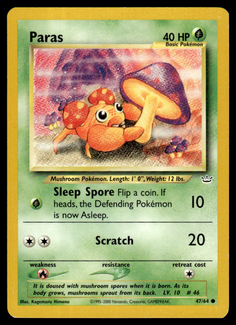 LP Paras 47 No Holo - Neo Revelation