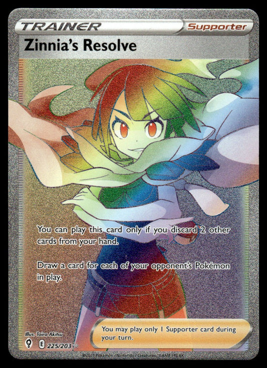 Zinnia’s Resolve 225/203 - Evolving Skies - Sword & Shield
