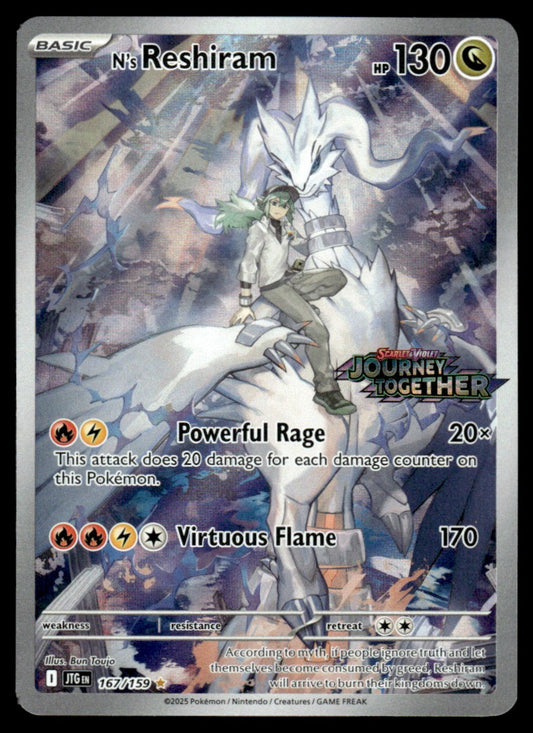 N's Reshiram 167/PRSV - Scarlet & Violet Promos - Scarlet & Violet