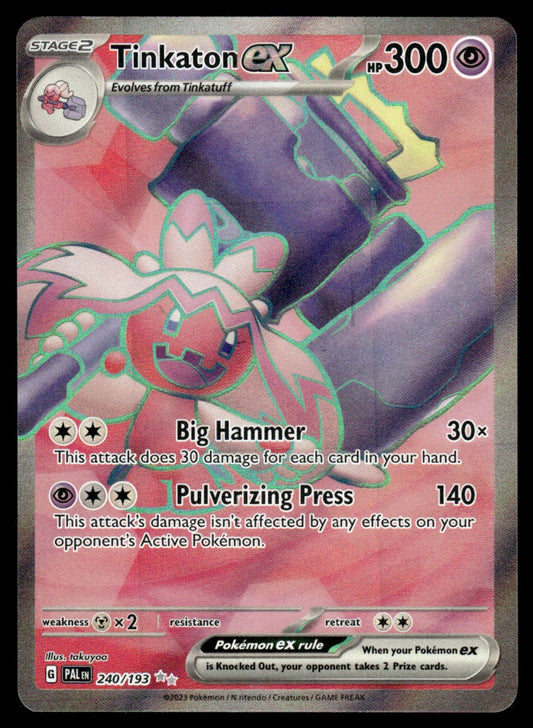 Tinkaton ex 240/193 - Paldea Evolved - Scarlet & Violet