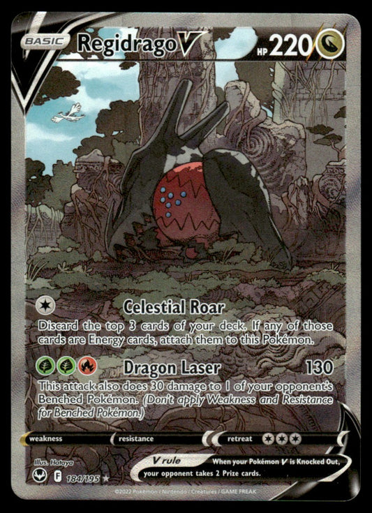 Regidrago V 184/195 - Silver Tempest - Sword & Shield