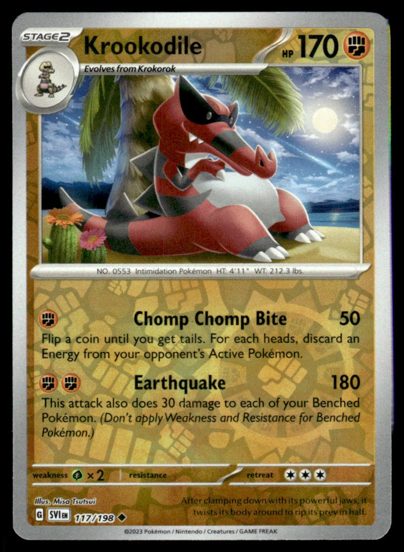 Krookodile 117/198 Reverse - Scarlet & Violet Base Set - Scarlet & Violet