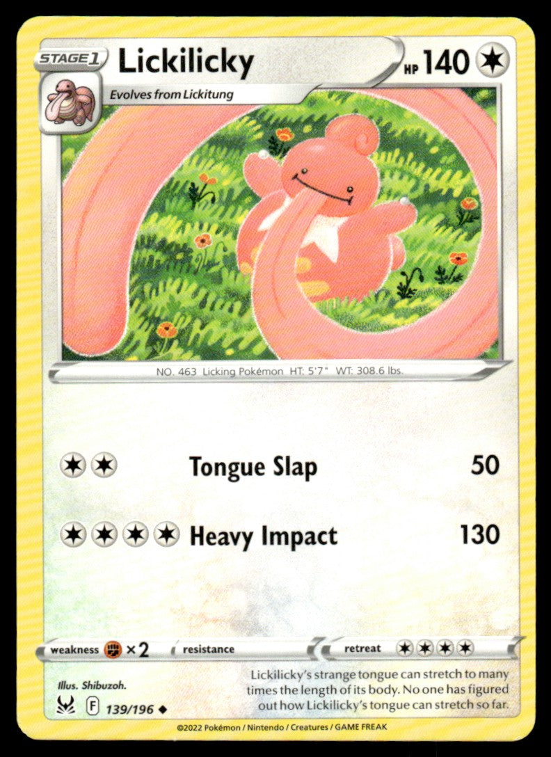 Lickilicky 139/196 Uncomon - Lost Origin - Sword & Shield