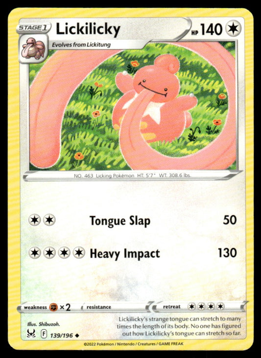 Lickilicky 139/196 Uncomon - Lost Origin - Sword & Shield