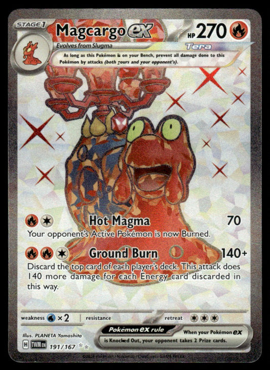 Magcargo ex 191/167 - Twilight Masquerade - Scarlet & Violet