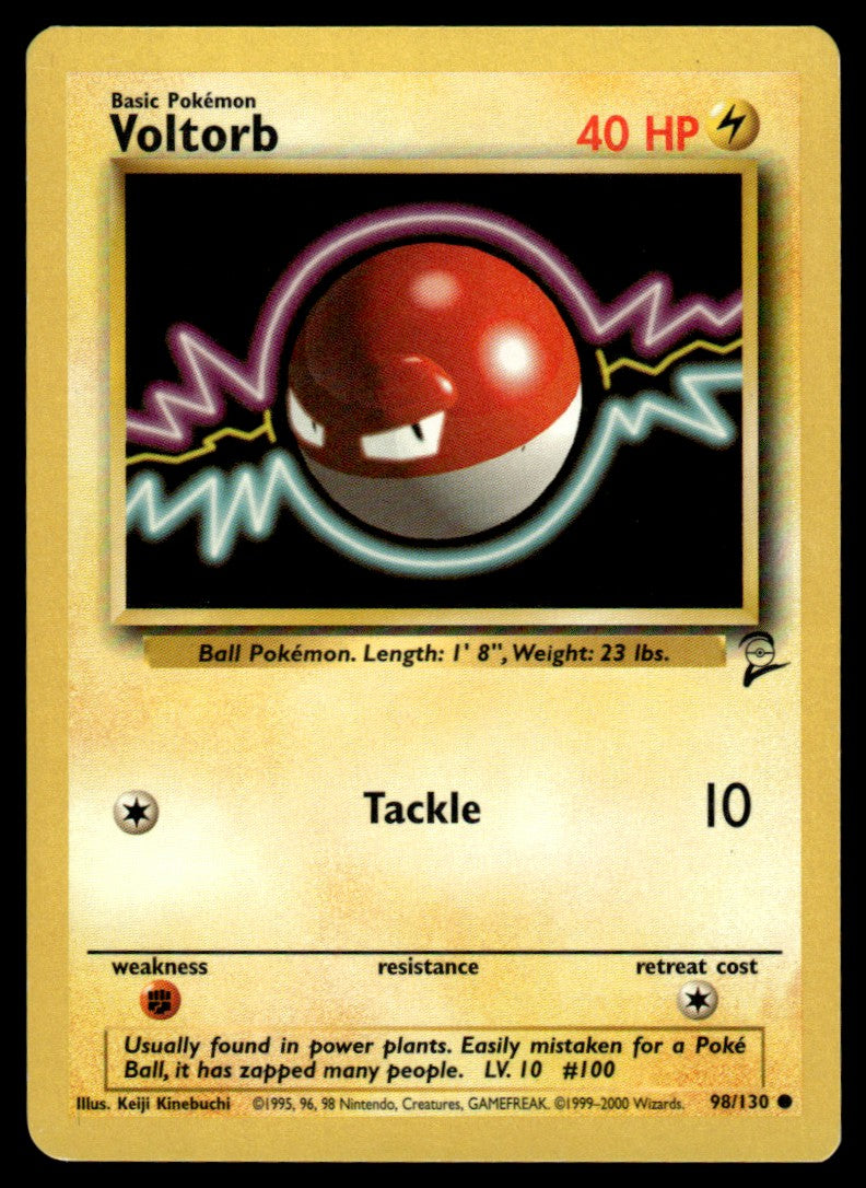 LP Voltorb 98 No Holo - Base Set 2