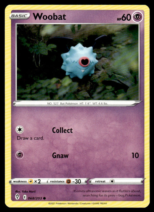 Woobat 068/203 Comun - Evolving Skies - Sword & Shield
