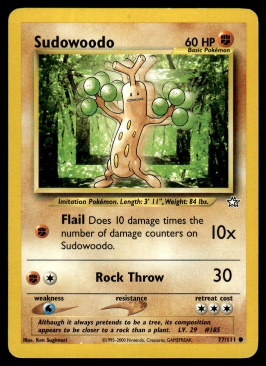 LP Sudowoodo 77 No Holo - Neo Genesis