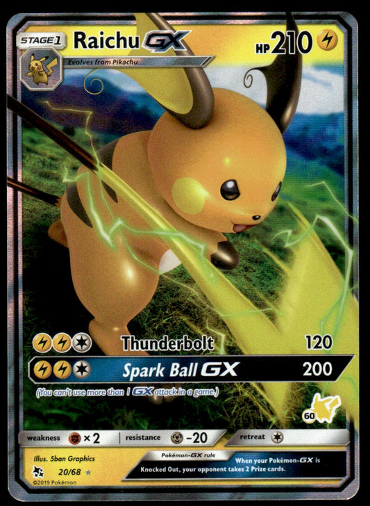 NM Raichu GX 20 - Hidden Fates