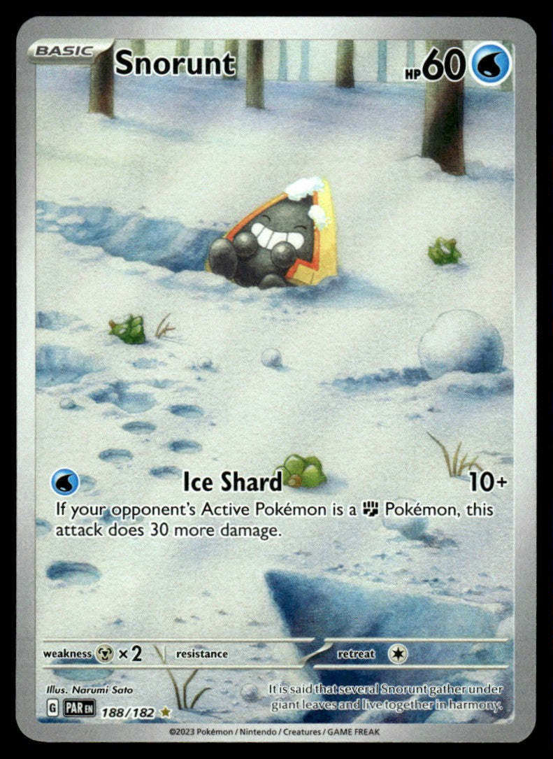 Snorunt 188/182 - Paradox Rift - Scarlet & Violet
