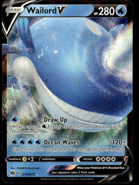 Wailord V 013/73 - Champion's Path - Sword & Shield