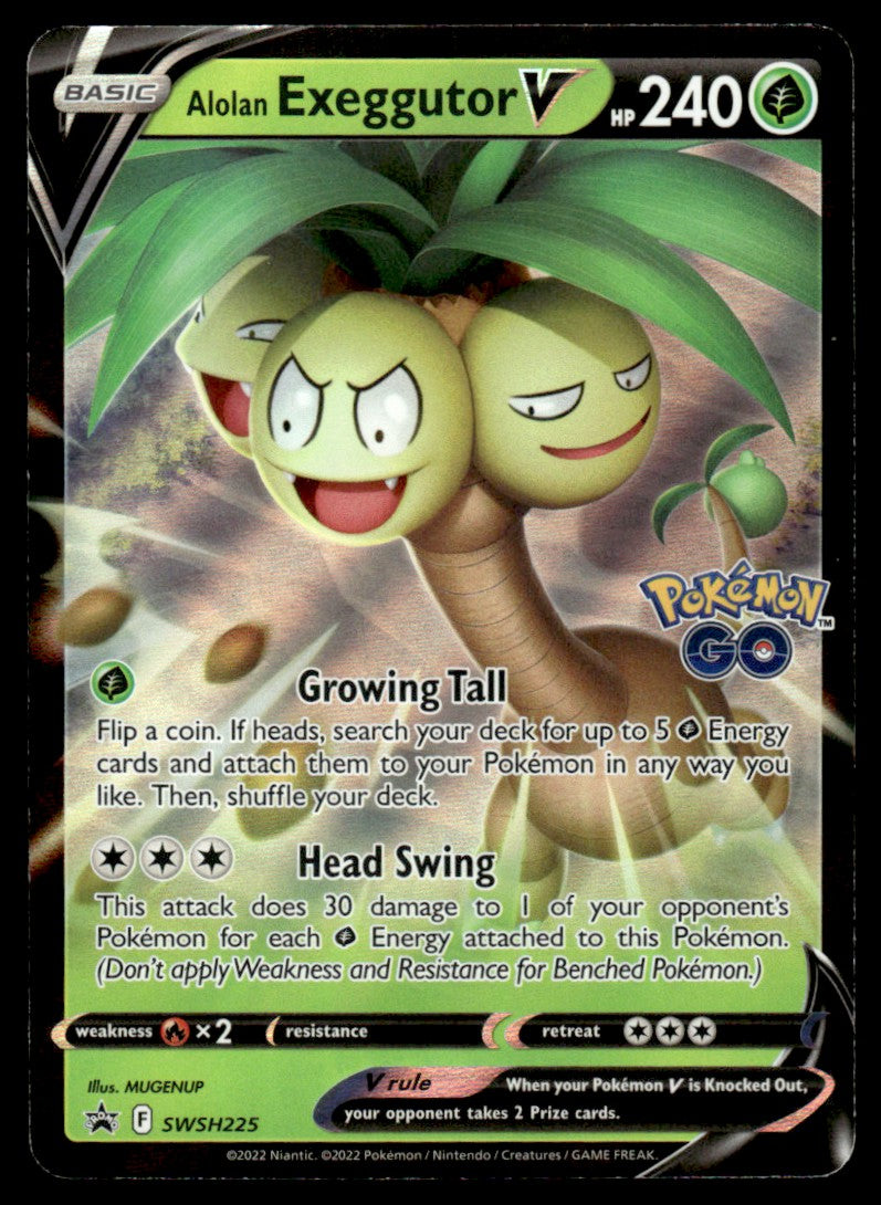 Alolan Exeggutor V SWSH225 - Sword & Shield Promos - Sword & Shield