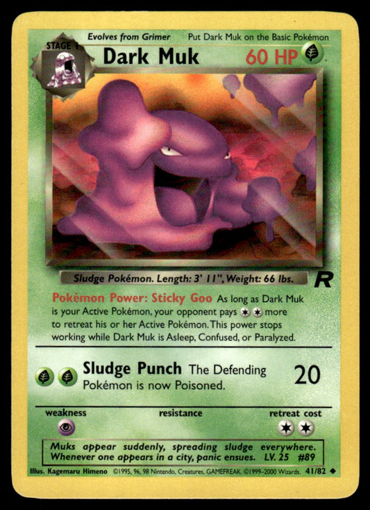 LP Dark Muk 41 No Holo - Team Rocket