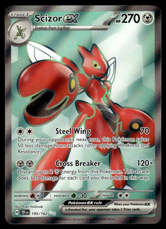 Scizor ex 195/162 - Temporal Forces - Scarlet & Violet