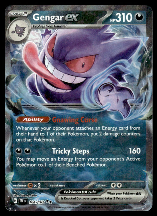 Gengar ex 104/162 - Temporal Forces - Scarlet & Violet