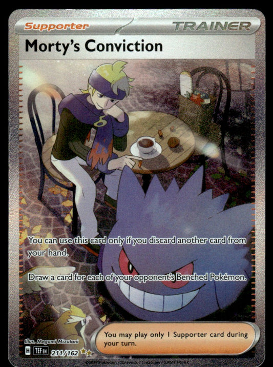 Morty's Conviction 211/162 - Temporal Forces - Scarlet & Violet