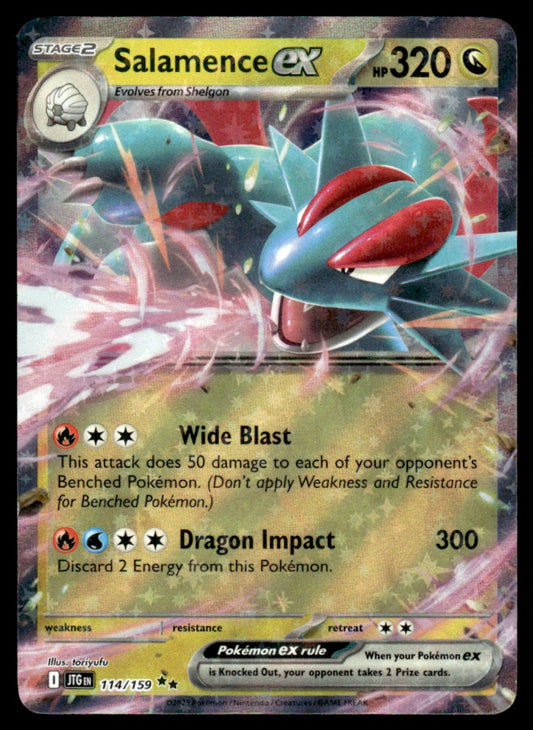 Salamence ex 114/159 - Journey Together - Scarlet & Violet