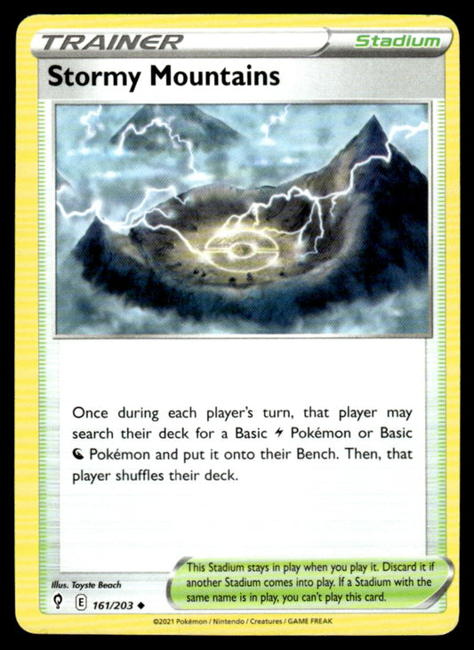 Stormy Mountains 161/203 Uncomon - Evolving Skies - Sword & Shield