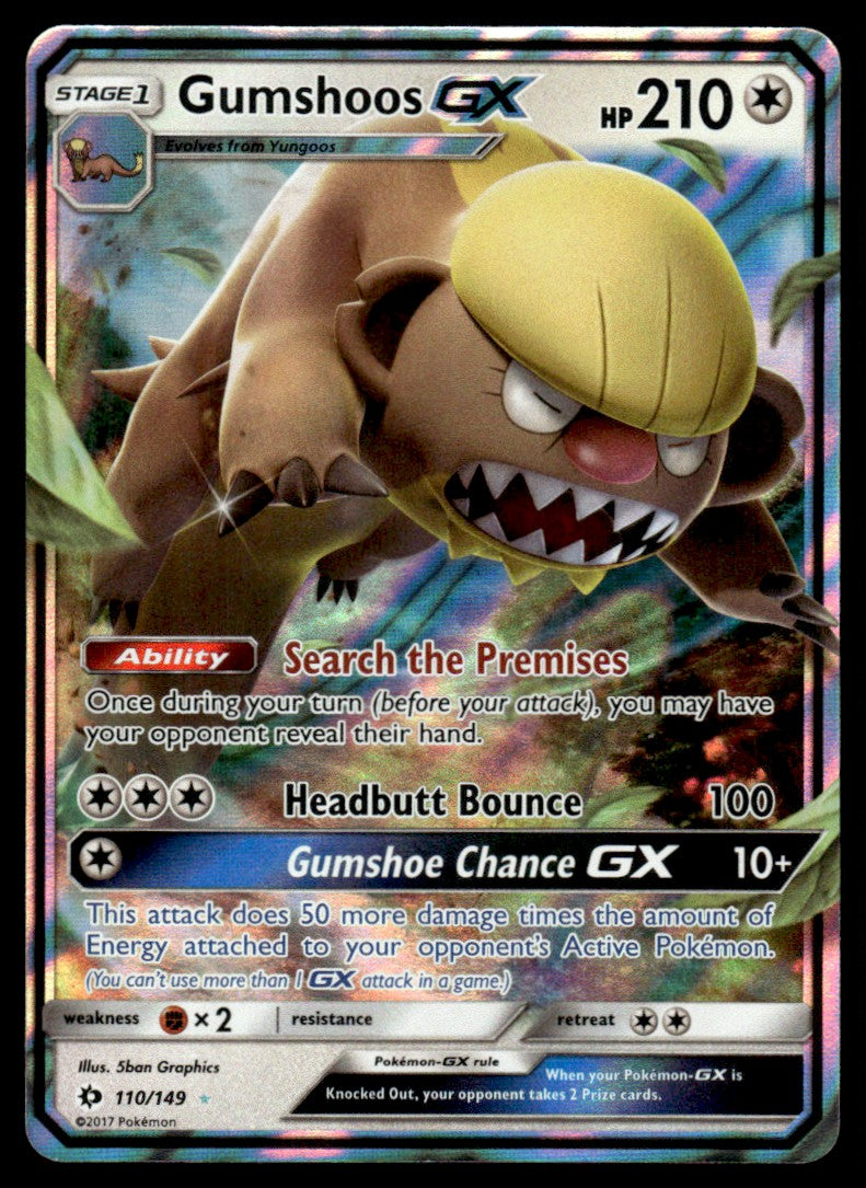 NM Gumshoos-GX 110 - SM Base Set