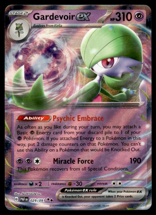 Gardevoir ex 029/091 - Paldean Fates - Scarlet & Violet