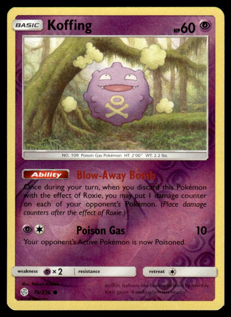 NM - Koffing 76 - Reverse - Cosmic Eclipse