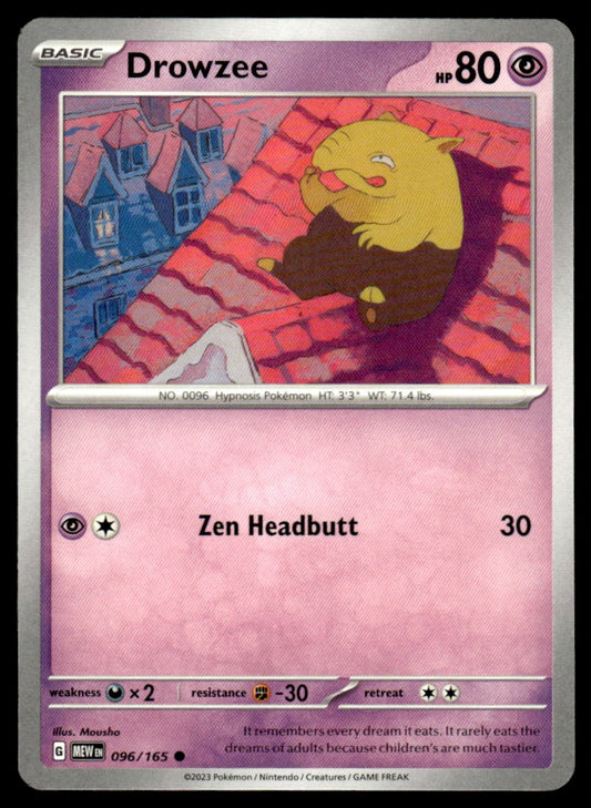 Drowzee 096/165 Comun - Scarlet & Violet - 151 - Scarlet & Violet