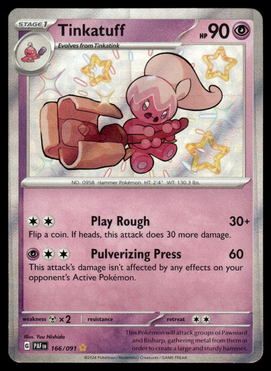 Tinkatuff 166/091 - Paldean Fates - Scarlet & Violet