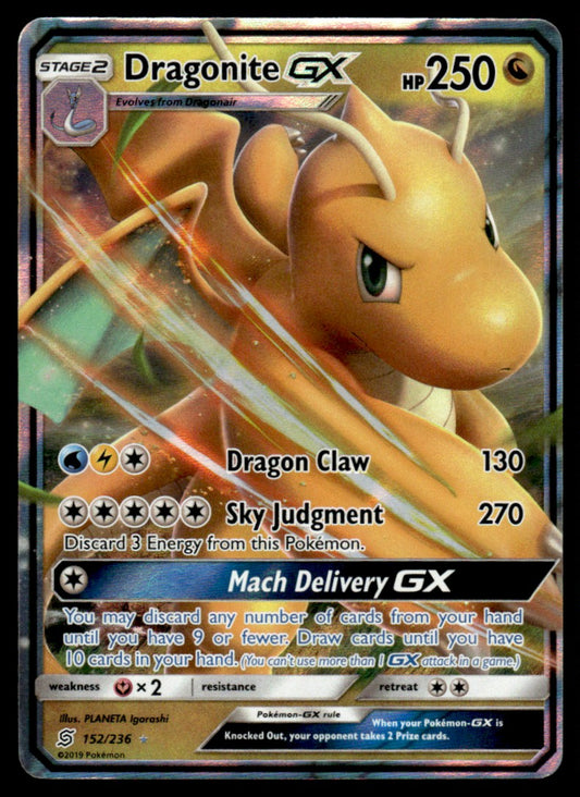 NM Dragonite-GX 152 - Unified Minds