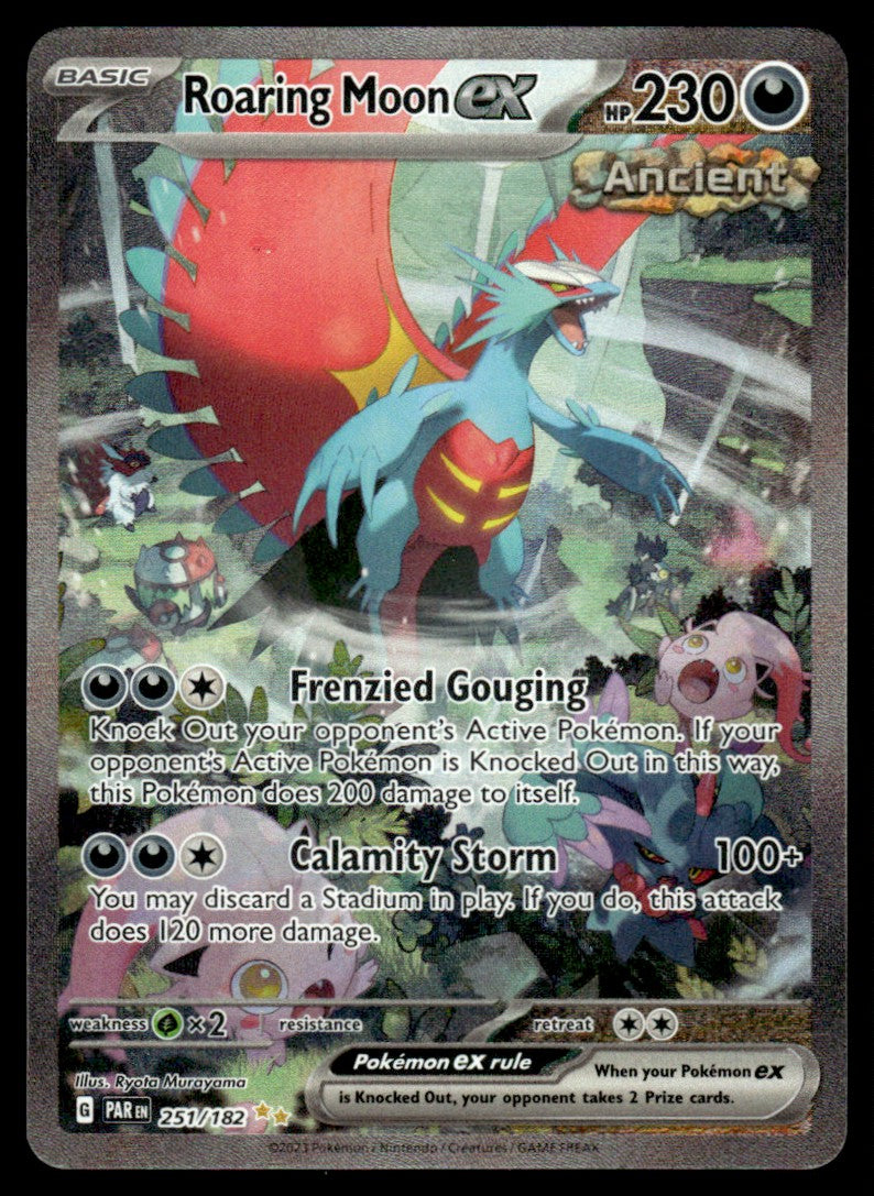 Roaring Moon ex 251/182 - Paradox Rift - Scarlet & Violet