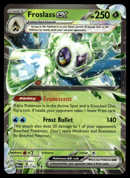 Froslass ex 003/182 - Paradox Rift - Scarlet & Violet