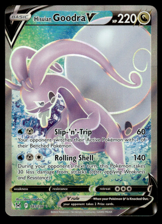 Hisuian Goodra V 187/196 - Lost Origin - Sword & Shield