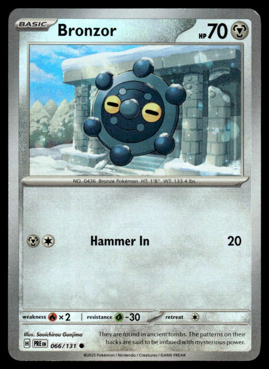 Bronzor (Poke Ball Pattern) 066/131 - Prismatic Evolutions - Scarlet & Violet