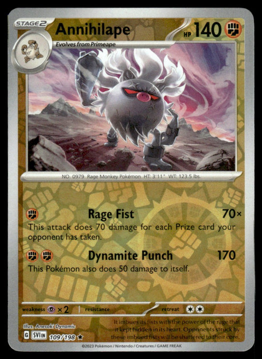 Annihilape 109/198 Reverse - Scarlet & Violet Base Set - Scarlet & Violet