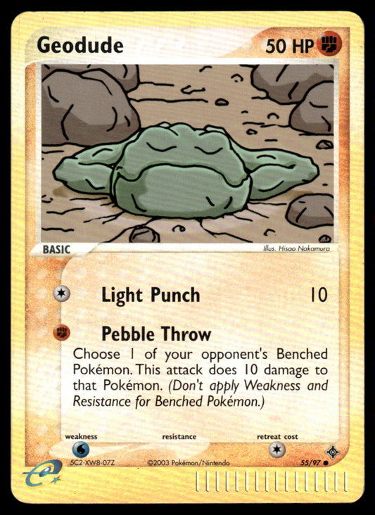NM - Geodude 55 - Reverse - EX Dragon