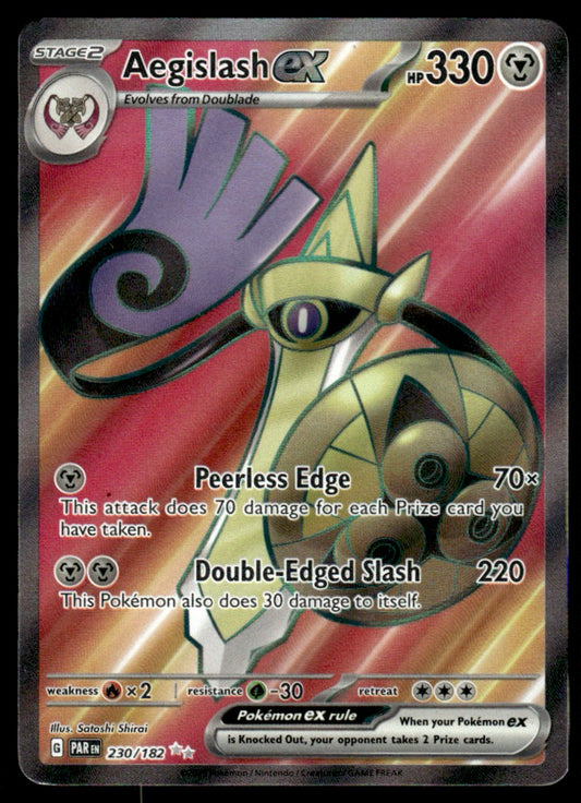 Aegislash ex 230/182 - Paradox Rift - Scarlet & Violet