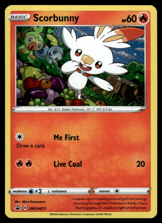 Scorbunny (Cosmo Holo) SWSH071/PRSS - Sword & Shield Promos - Sword & Shield
