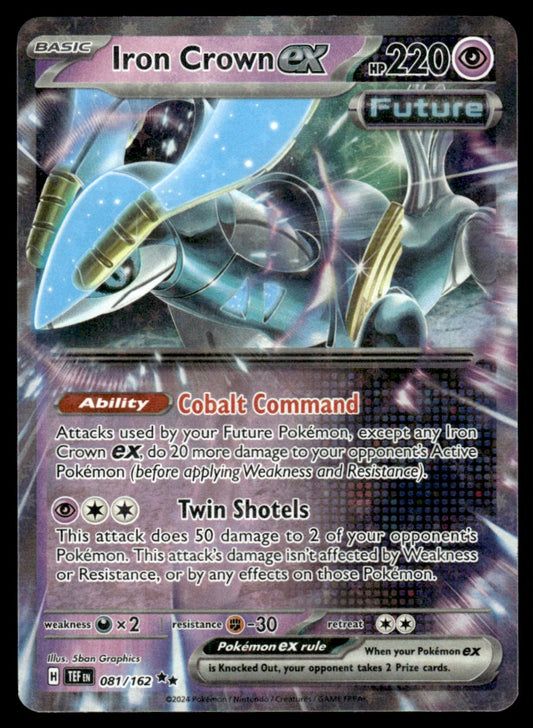Iron Crown ex 081/162 - Temporal Forces - Scarlet & Violet