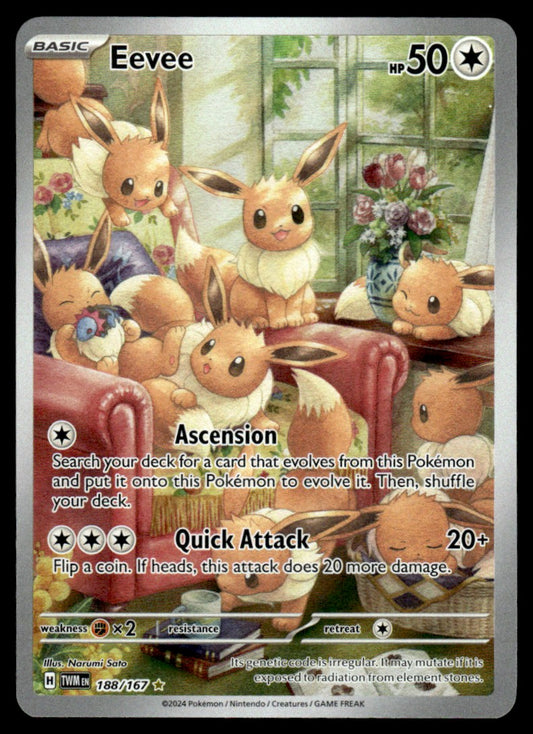 Eevee 188/167 - Twilight Masquerade - Scarlet & Violet