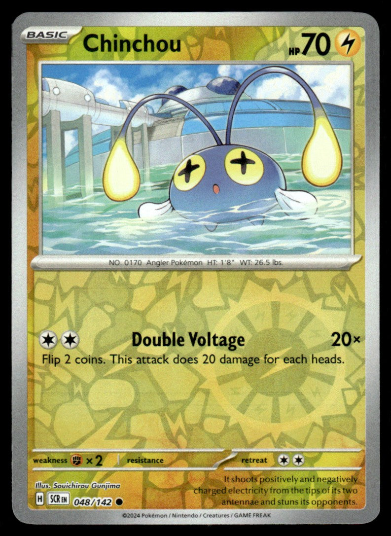 Chinchou 048/142 Reverse - Stellar Crown - Scarlet & Violet