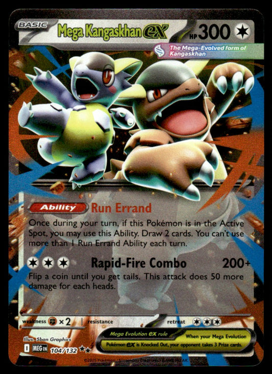 Mega Kangaskhan ex 104/132 - Mega Evolution Base Set - Mega Evolution