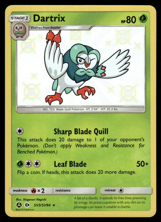 NM Dartrix SV3 - SM Base Set