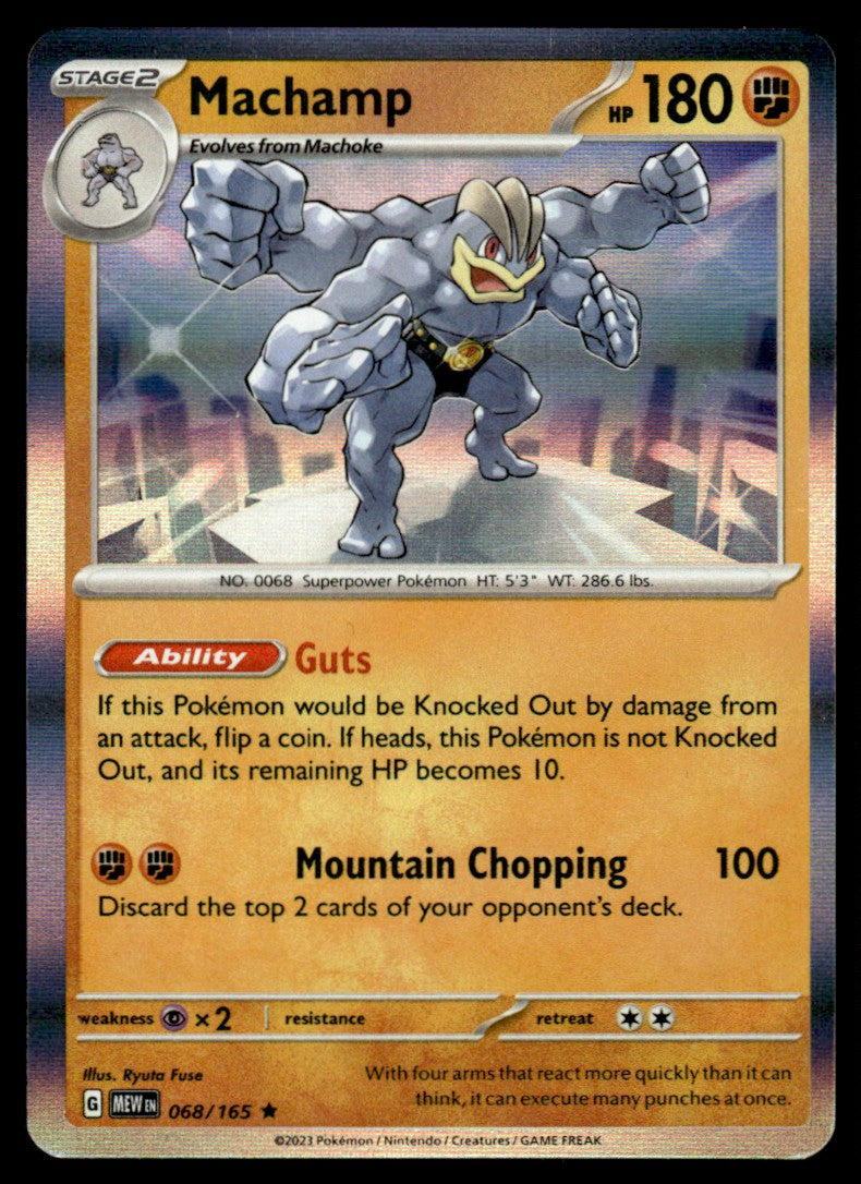 Machamp 068/165 Holo - Scarlet & Violet - 151 - Scarlet & Violet