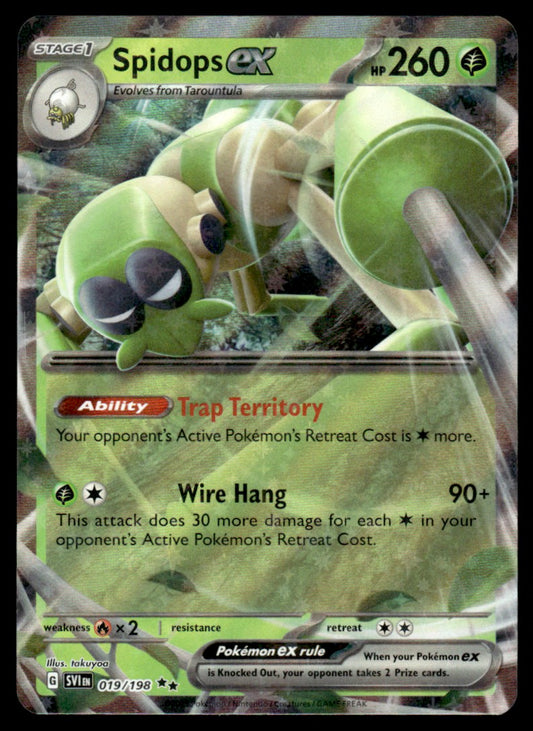Spidops ex 019/198 - Scarlet & Violet Base Set - Scarlet & Violet