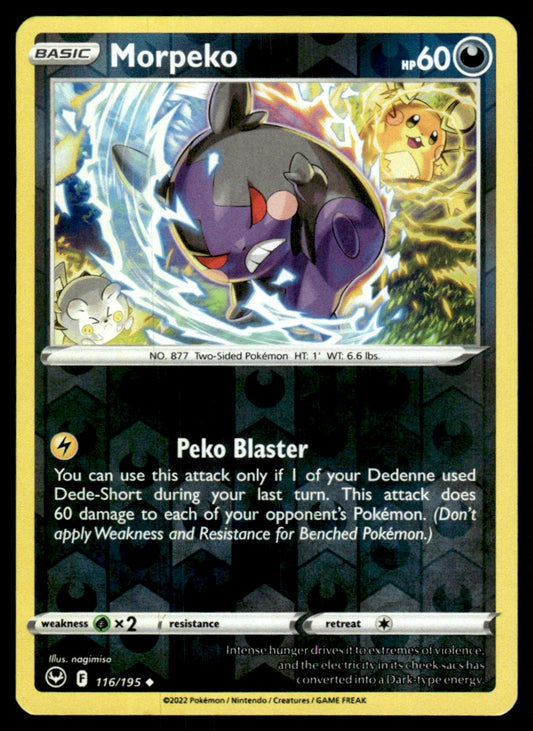 Morpeko 116/195 Reverse - Silver Tempest - Sword & Shield