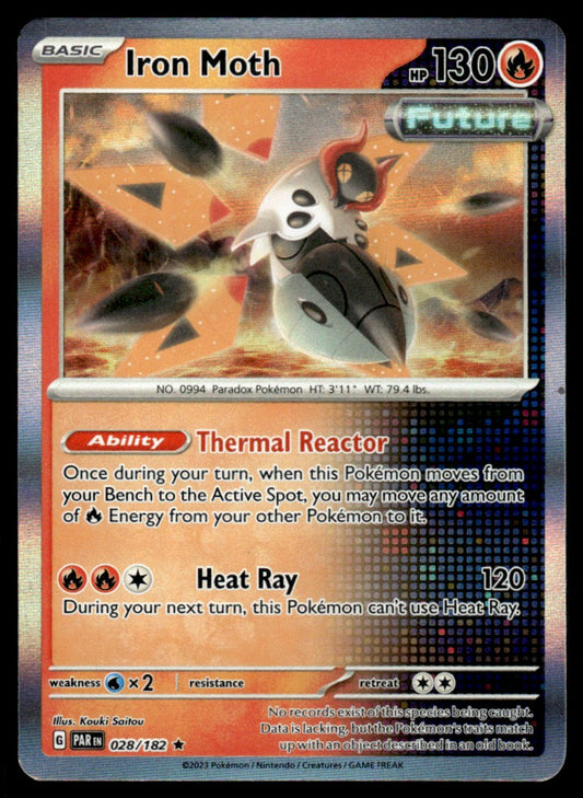 Iron Moth 028/182 Holo - Paradox Rift - Scarlet & Violet
