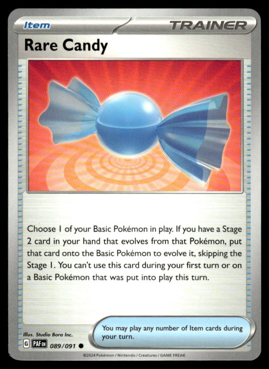 Rare Candy 089/091 Comun - Paldean Fates - Scarlet & Violet