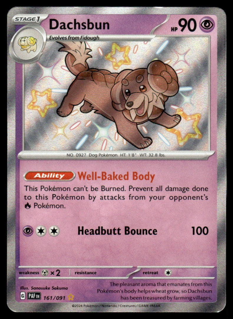 Dachsbun 161/091 - Paldean Fates - Scarlet & Violet