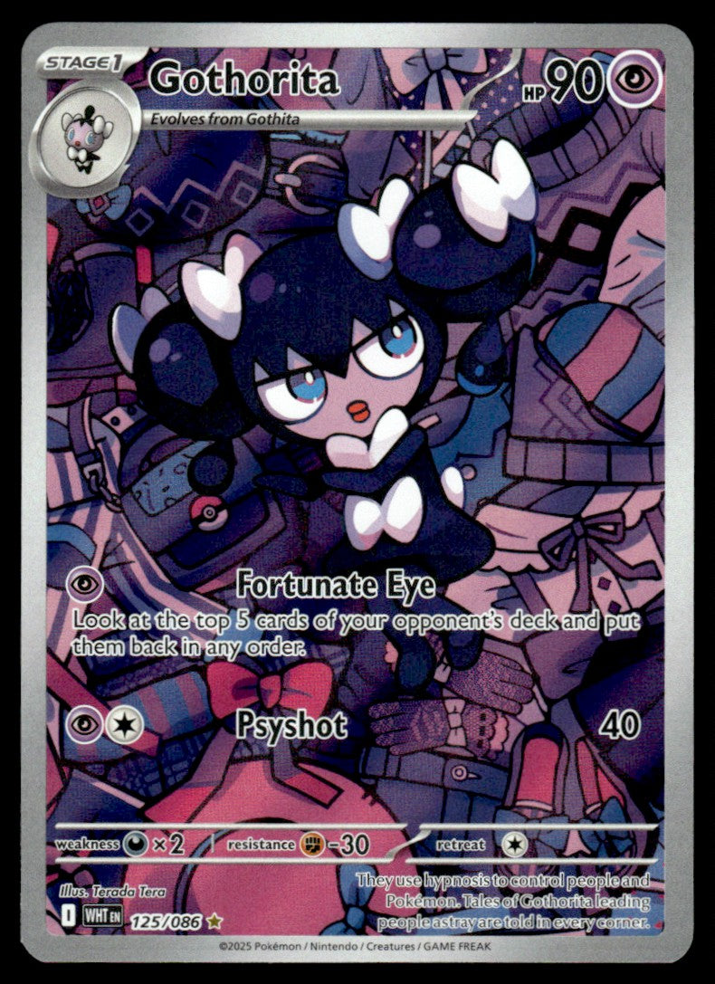 Gothorita 125/086 - White Flare - Scarlet & Violet
