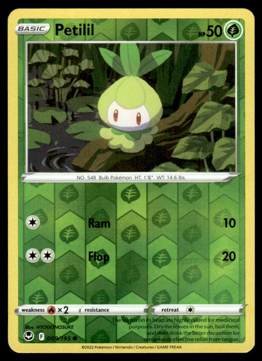 Petilil 009/195 Reverse - Silver Tempest - Sword & Shield